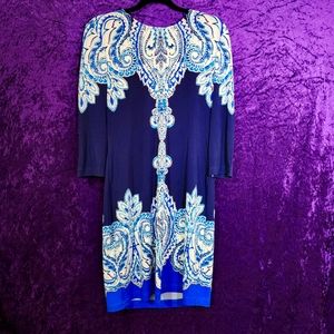 Donna Morgan Paisley Dress Size 8